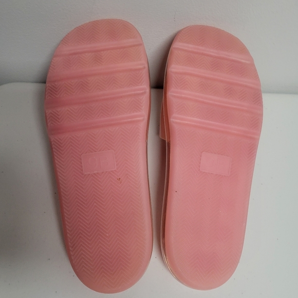 Tory Burch Bubble Jelly In Pink Slides Size 9B. - Picture 4 of 9